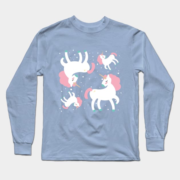 Sweety Unicorns Long Sleeve T-Shirt by AliyaStorm